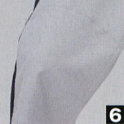 膝部には強度を増すために、生地が二重