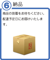 6.�[�i�@���i�̓��������҂����������B�z�B�\����ɂ��͂��������܂��B