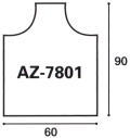 AZ7801 デニムエプロン　サイズ