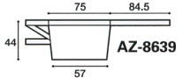 AZ8639 ソムリエショートエプロン　サイズ