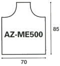 AZME500 メニメニTエプロン　サイズ